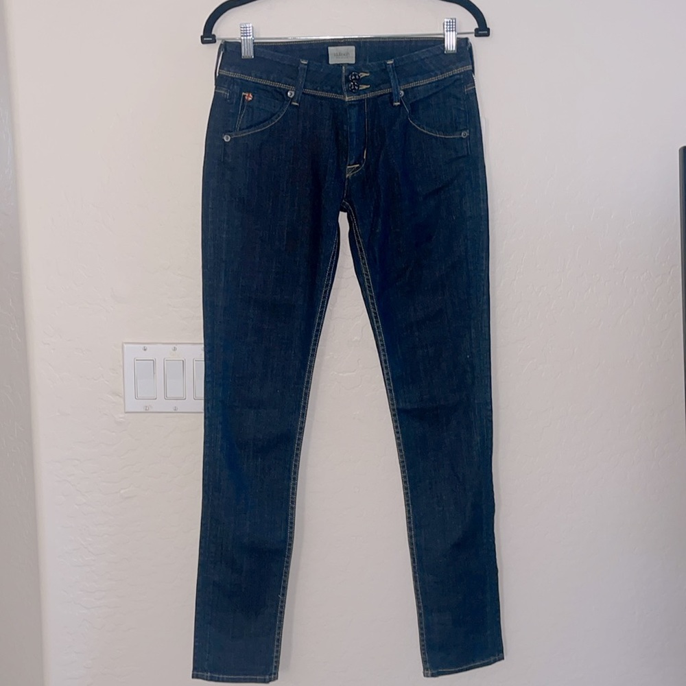 Hudson Jeans Collin Skinny Jeans Dark Wash Style NHWM422DHA Size 26 NWT - Picture 3 of 16